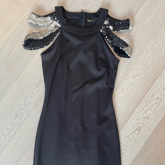 Te Onio Black Cocktail Dress, Size XS - Picture 3 of 8